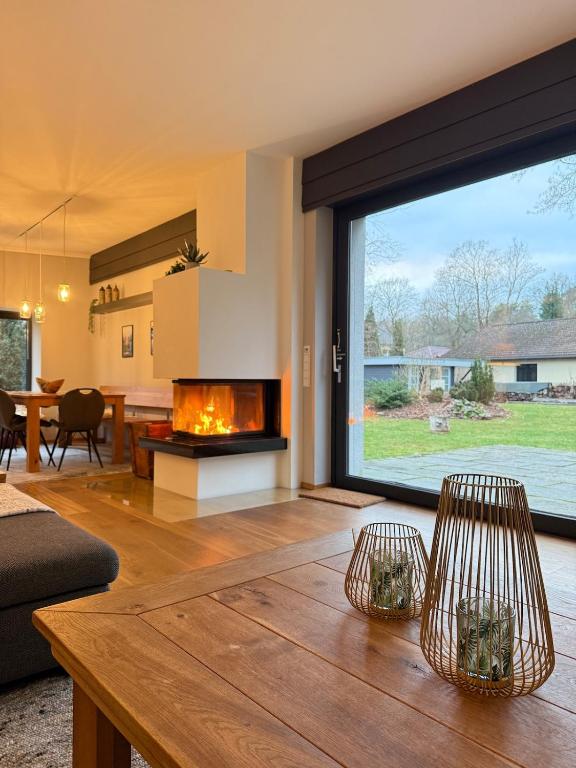 Auszeit am See mit Kamin und Whirlpool, Nähe Berlin - Ferienwohnung Bad Saarow
