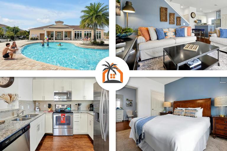 Charming Oasis with King Bed Close to Disney 4BR - Chambres d'hôtes Kissimmee