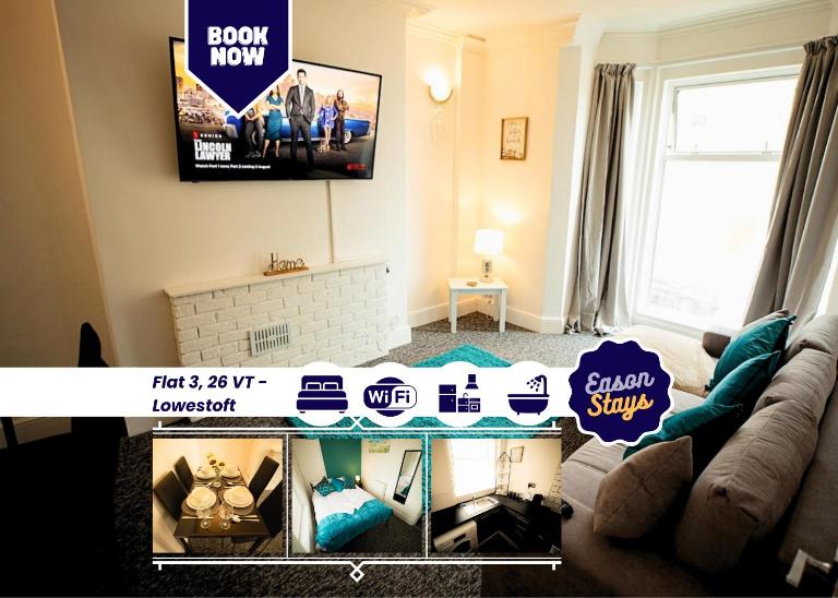 Comfort Apt By Eason Stays Short Lets Lowestoft - B&B Lowestoft