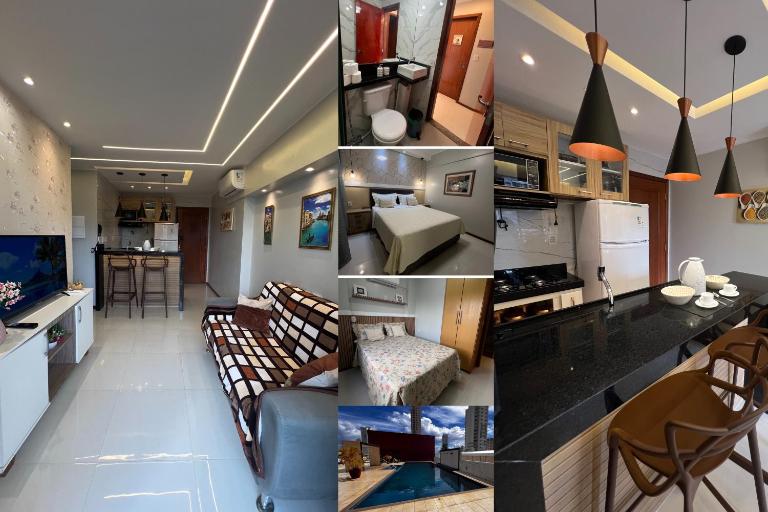 Apto 2 quartos com garagem - Ferienwohnung Belém