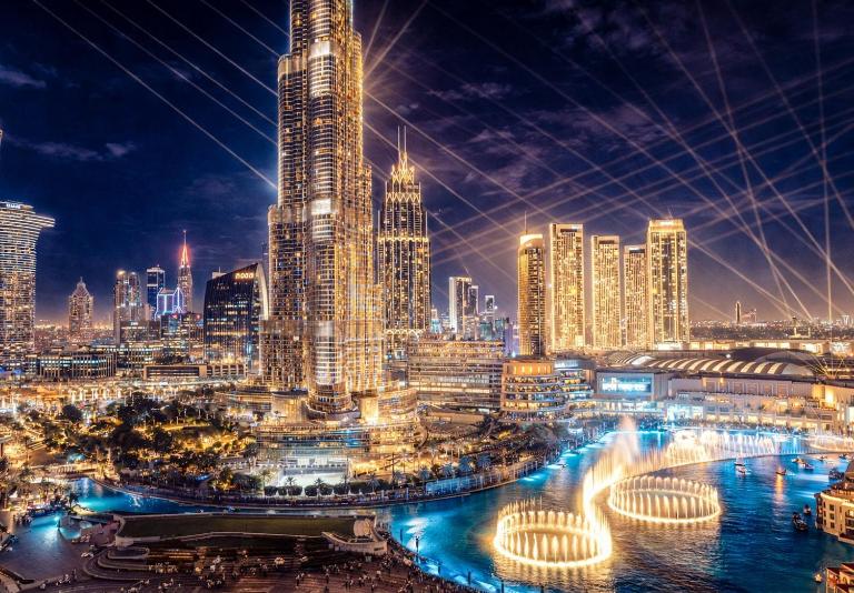 Elite Royal Apartment - Full Burj Khalifa and Fountain View - The Royal - B&B Dubai
