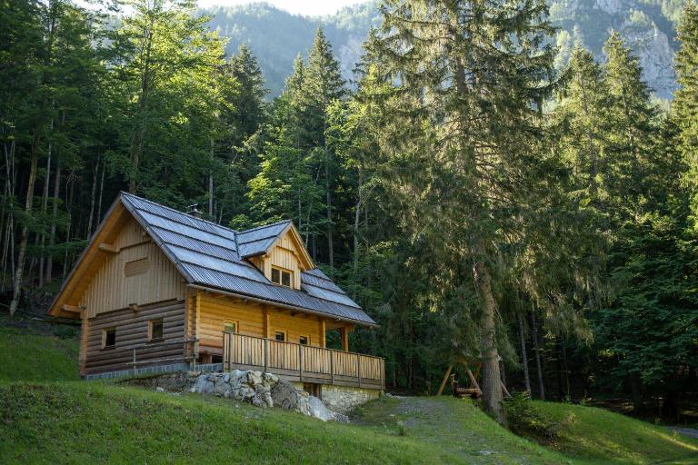 Alpine Loghouse Planšarska bajta Matkov Kot - Bed and Breakfast Solčava