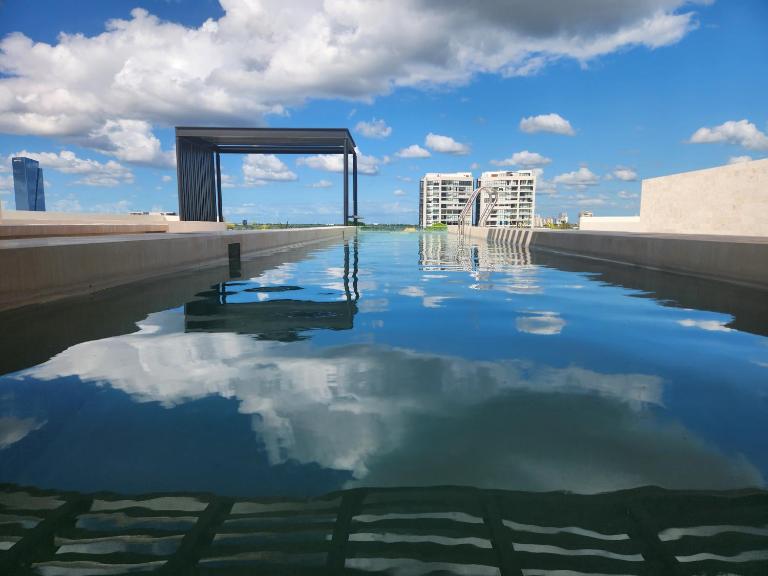 Infinity pool with panoramic view in Mérida - B&B Mérida