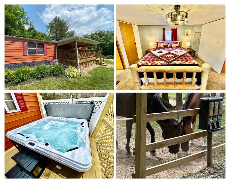 2 Bedroom Logan Ohio Hot Tub - Bed and Breakfast Logan