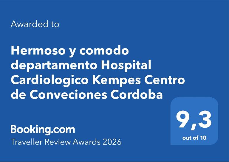 Hermoso y comodo departamento Hospital Cardiologico Kempes Centro de Conveciones Cordoba - Ferienwohnung Córdoba
