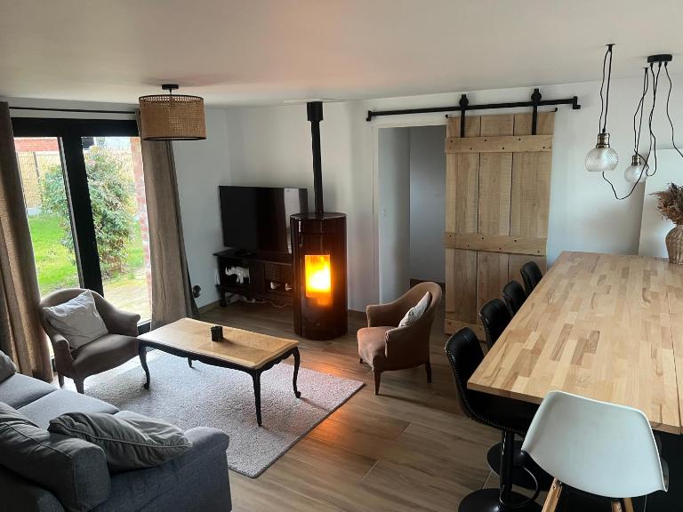 Le petit clos de la Becque - Ferienwohnung Muncq-Nieurlet