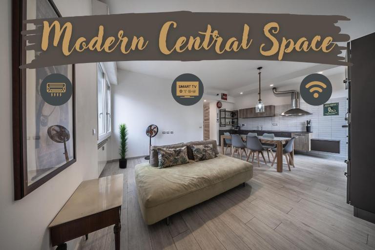 Modern Central Space - Mare 5 min - AC - WiFi - B&B Savona