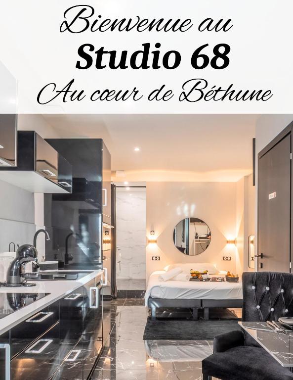 Le Studio 68 - Hyper Centre - Sleep in Béthune - B&B Béthune