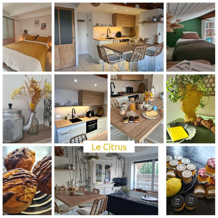 Le Citrus - Séjour cosy en plein centre historique - B&B Montaigu