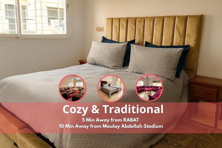 Spacious & Comfy Moroccan Apartment - B&B Temara