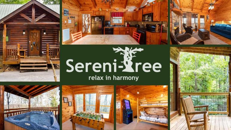 Sereni-Tree Log Cabin Secluded with Relaxing Mountain Views - Ferienwohnung Sevierville
