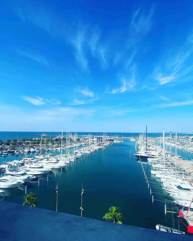 Chez Bruno - Magnifique studio vue imprenable port & mer - Chambres d'hôtes La Grande-Motte