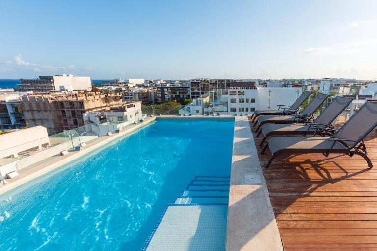 New 1 bedroom apt + Ocean view - Bed and Breakfast Playa del Carmen