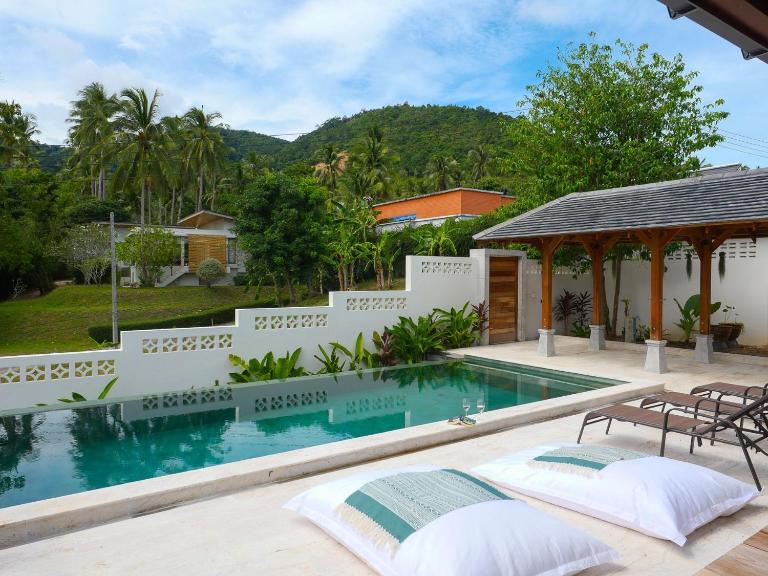 Mountain View 3Br Pool Villa Near Ban Tai Beach - Ferienwohnung Mae Nam Beach