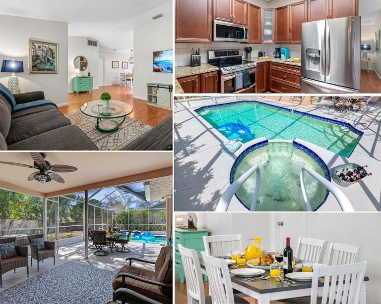 Amazing 3BR 2BA Pool House Relax & Unwind! - B&B Tarpon Springs