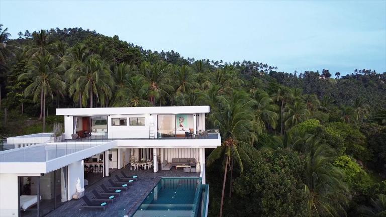 Villa Jungle Sea View 4Br & Panoramic view - Bed and Breakfast Ban Chaweng Yai