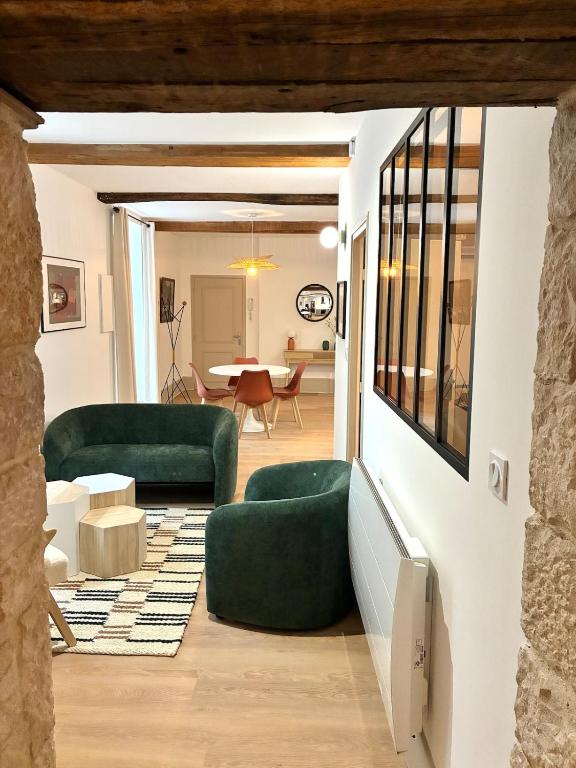 Appartement de 60 m2 avec 2 chambres et place de parking, Dijon cœur de ville - B&B Dijon