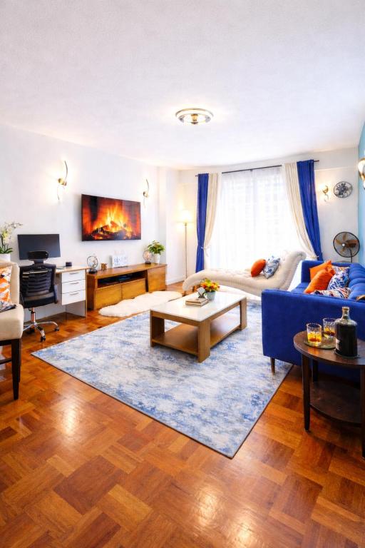 Luxury & Secure Apartment in Westlands Nairobi,Fast WiFi,Workspace and City View - Urban Vibes Getaways - Ferienwohnung Nairobi