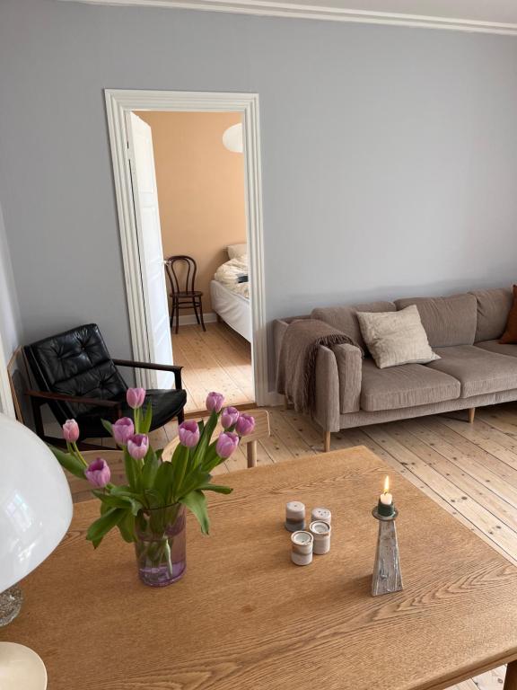 Bright apartment with private sunny balcony in a prime location - B&B Copenhagen