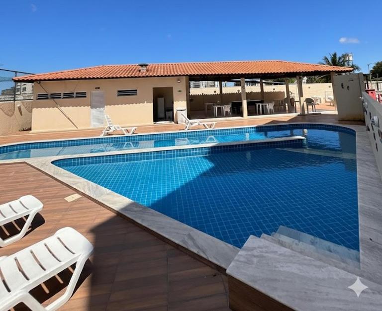 Apartamento 2 Quartos com Piscina e Garagem - Chambres d'hôtes Maceió