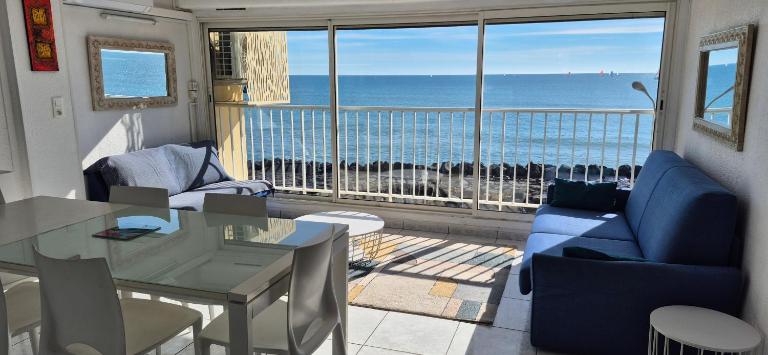 Le Pêcherie, T3 superbe vue mer, parking, clim, wifi - B&B Le Cap d'Agde
