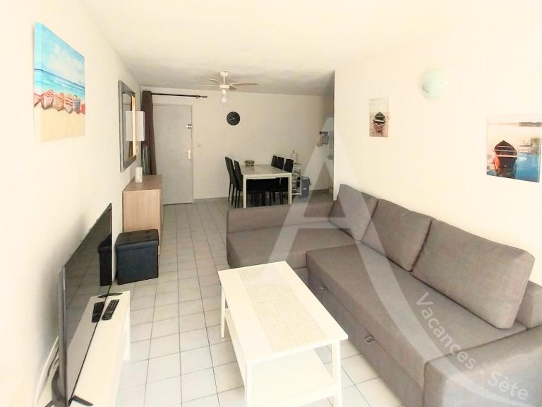 T3 capacite 6 personnes dans residence avec piscine et garage - B&B Sète