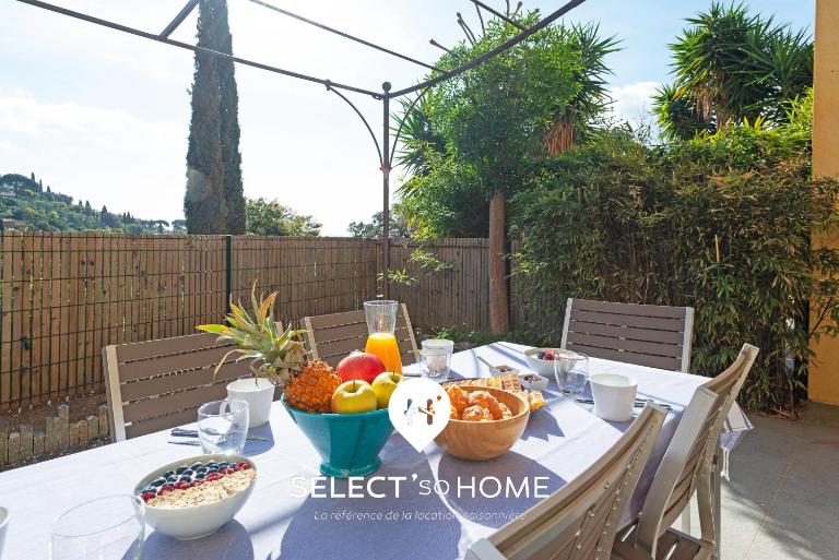 SELECT'soHOME - Appartement avec Jardin, Terrasse et Parking privé pour 6 personnes !- FOS-02 - B&B Le Lavandou