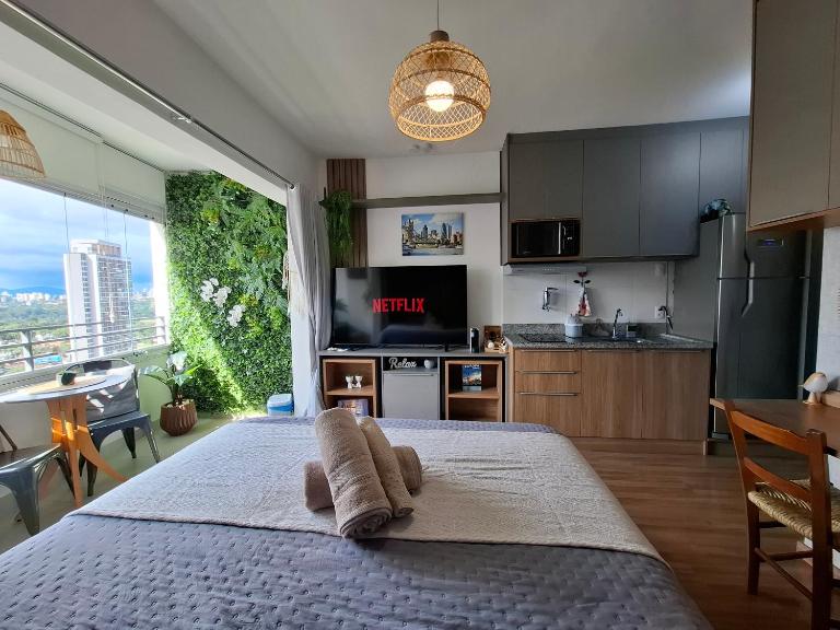 Studio Elegante Metrô Butantã - USP - Pinheiros - MorumBis - B&B San Paolo