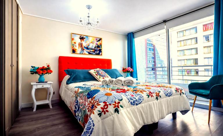 2 dormitorios dos baños metro Cal y Canto - B&B Santiago del Cile