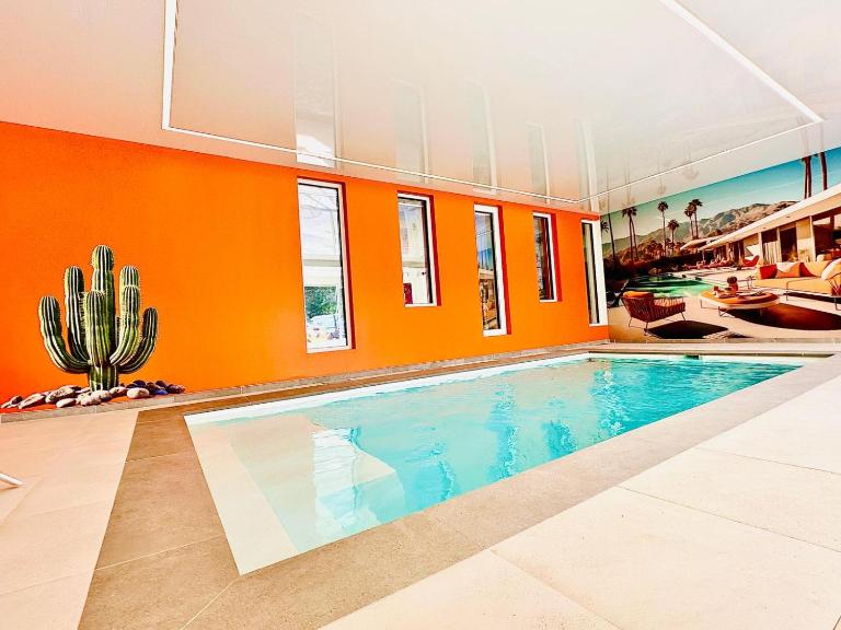 Appartement cosy ambiance Santa monica dans résidence avec piscine 4 pers 2 chambres - B&B Neuf-Mesnil