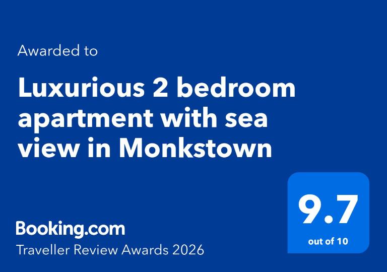 Luxurious 2 bedroom apartment with sea view in Monkstown - B&B Blackrock
