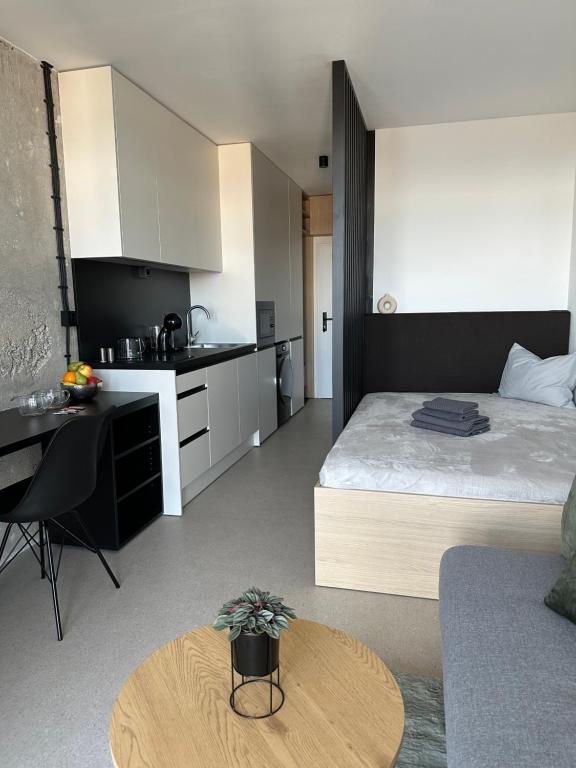 Apartment Kysucká 1014 Top Floor & View - Chambres d'hôtes Košice