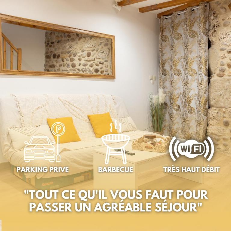 Refuge cosy à Montélier, Wi-Fi rapide, terrasse calme proche Valence - Chambres d'hôtes Montélier
