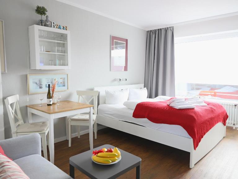 Helle, 1- Zimmer Appartement mit Doppelbett - Ferienwohnung Westerland