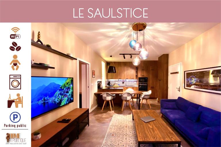SAULSTICE, Appartement cosmique hyper centre - B&B Auxerre
