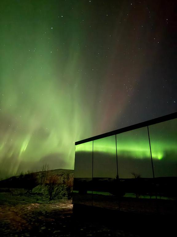 Nest Retreat Iceland - Mirror Houses by the Rangá river - Bed and Breakfast Hella