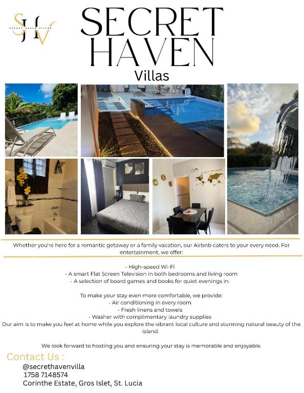 Secret Haven Villas - B&B Castries