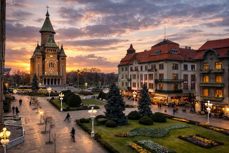 Crown Ultracentral - One Bedroom, Living & Full Kitchen - B&B Timișoara