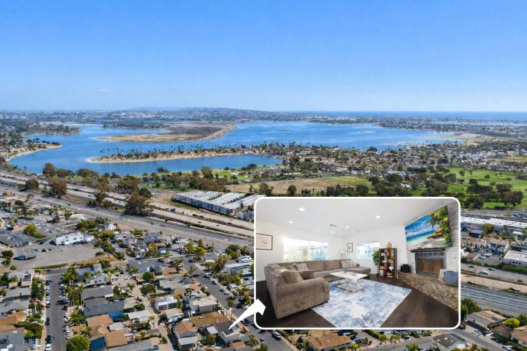 Ocean Views 2 Kitchen Living area Villa - Ferienwohnung San Diego