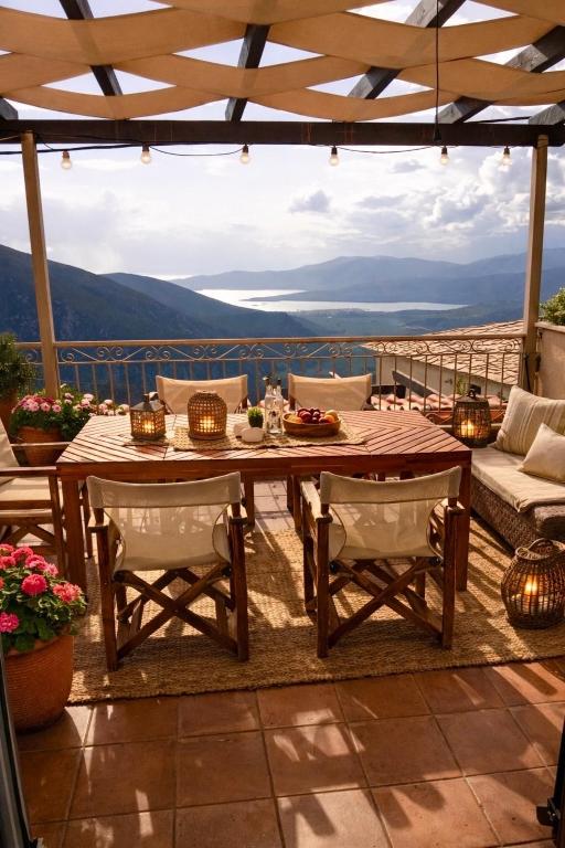 Casa Eleftheria Delphi 3 Bedroom Apartment with Large Balcony View - Chambres d'hôtes Delphes