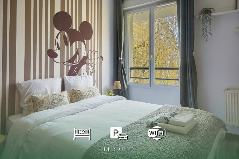 Le Saule - T2 avec Balcon & Parking - Proche Disneyland - Ferienwohnung Serris