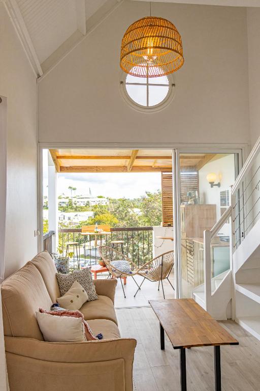 Duplex mezzannine vue marina - Bed and Breakfast Le Gosier
