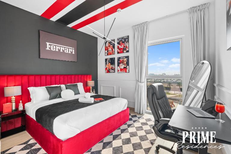 Luxury Ferrari Residence with PS5 - Bed and Breakfast Abu Dhabi