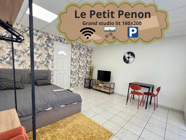 Le petit Penon ~ T1 Bis avec parking /clim /Fibre - B&B Saint-Georges-lès-Baillargeaux