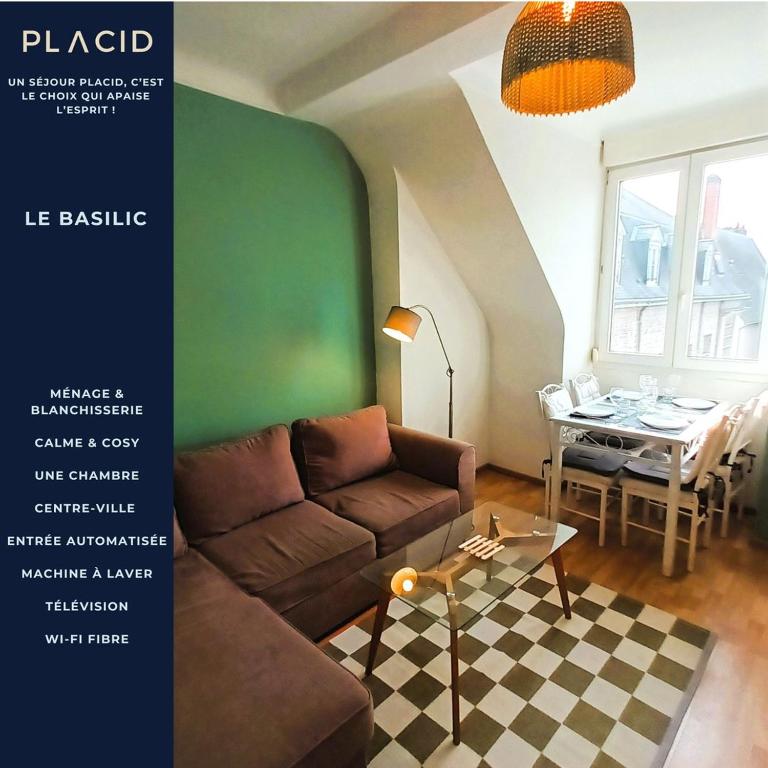Le Basilic - T2 - Centre-ville - Cosy - Wifi - Tv - B&B Tours