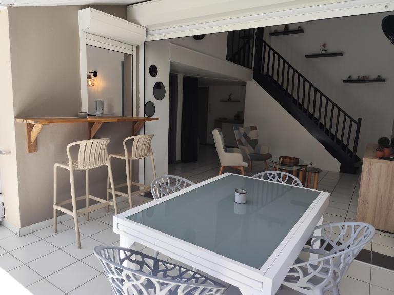 Caribanou apartment with beach access - Chambres d'hôtes Le Gosier