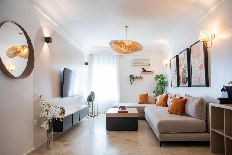 2 BEDROOMS, AC, Parking, Fiber, Elevator - Arribat Mall - B&B Rabat