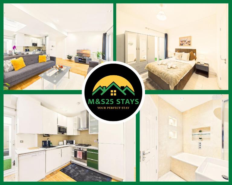 Modern Garden Flat with Free Parking - B&B The Hyde