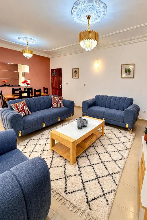 Suite Premium à Makepe, Groupe électrogène, Wifi, Climatisée, Secure - B&B Douala