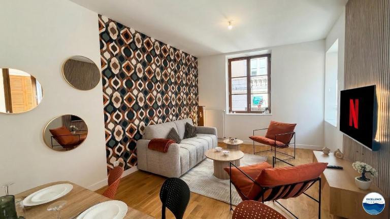 Heritage Lamartine Luxe pour 8 Personnes Central - Ferienwohnung Mâcon